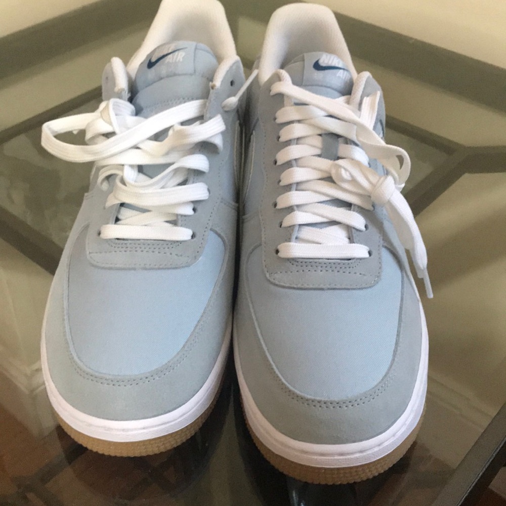 Blue/ white Nike Air Force